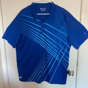 Fila Men's Blue Polo Shirt size xl